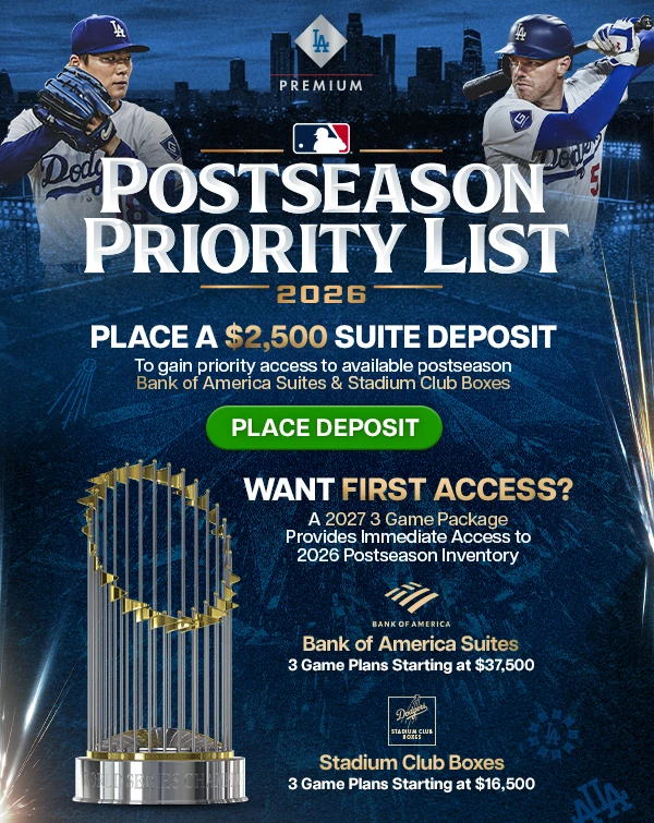 Los Angeles Dodgers | Stadium Club Boxes